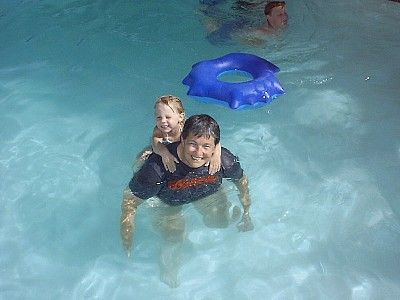  Sue Widemark and Sammy (grandaughter).  AKA - The Galactic Hobo. Sysop of the Cheese Whiz BBS. 