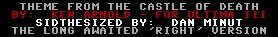 Theme from The Castle of Death (SID)