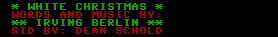 White Christmas (SID)