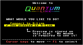 QLink Demo Menu