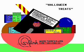 Q-Link Halloween Treats title screen