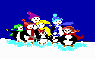 Penguin carolers