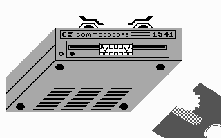 Commodore disk drive eating a disk