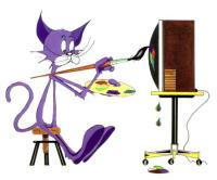 Chat Mauve