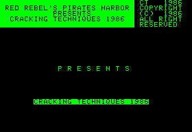 Cracking Techniques 1986