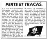 Perte et tracas