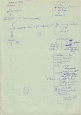 Brouillon sc&eacute;nario