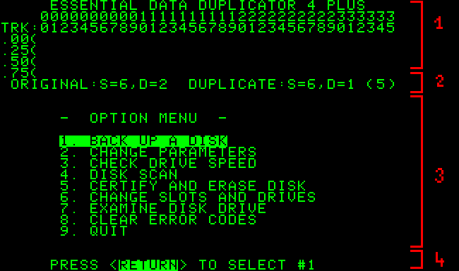 EDD screen