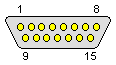 ������ 15 pin D-SUB male