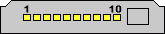 10 pin cell phone special connector layout