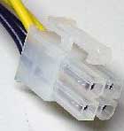 Photo view of 4 pin MOLEX 39-01-2040 connector