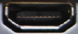 Photo view of 10 pin Benq cell phone special connector