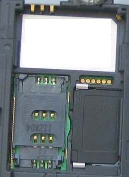 Photo view of 6 pin Nokia 7610 cell phone special connector