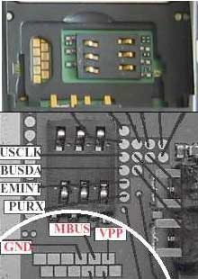 Photo view of 12 pin Nokia 8310 cell phone special connector