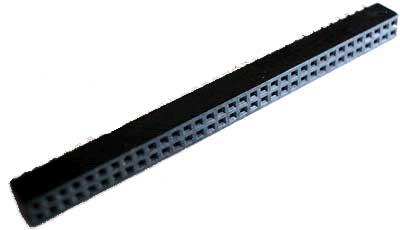 Photo view of 68 pin female connector