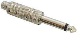 Photo view of 2 pin MONO plug connector